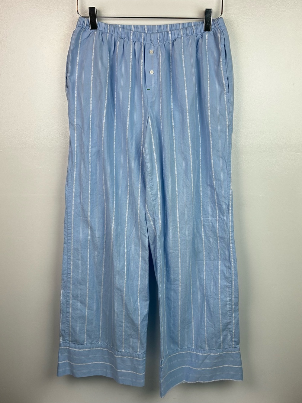 Aerie Blue Cotton Pajama Lounge Pants